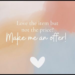 make me an offer 🌸